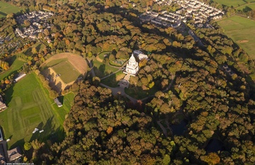 Williamson Park, Lancaster from the air