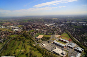Leigh from the air
