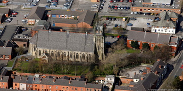 St Joseph's Roman Catholic Church, Leigh  from the air