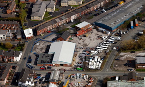 Merinal Electrical Wholesaler and Plumbers Merchants  in Leigh,  from the air