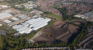 Farington Hall project Leyland  aerial photo