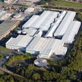 Global Renewables recycling plant  Leyland  aerial photo