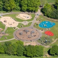 Worden Park Play Area from the air