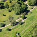 Worden park miniature railway from the air