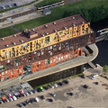 Chips, New Islington, Manchester from the air 