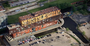 Chips, New Islington, Manchester from the air 