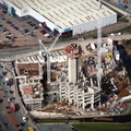 construction of  Islington Wharf , New Islington, Manchester from the air 