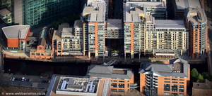 Leftbank, Manchester M3 from the air 