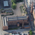 Macintosh Factory, Hulme Street  Manchester from the air 