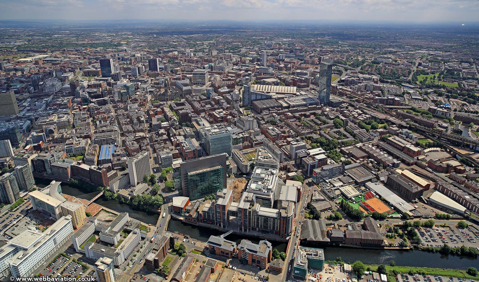 Spinningfields from the air