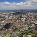 Deansgate Interchange Manchester  aerial photo 