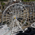 Manchester big wheel from the air