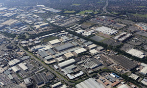  Trafford Park Industrial Estate from the air