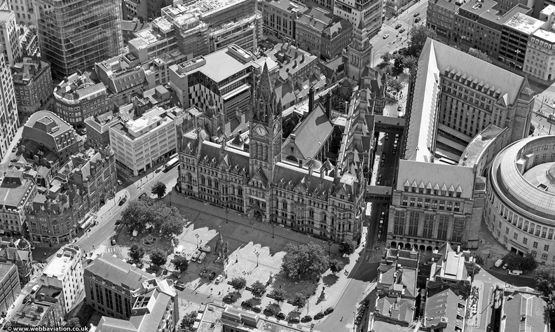  Manchester Town Hall  from the air