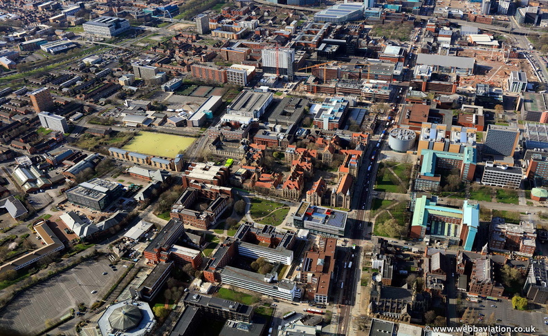Manchester University from the air 