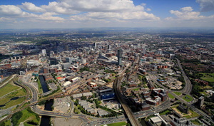 Trinity Way  Manchester  aerial photo 