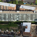 Milliners Wharf, New Islington, Manchester from the air 