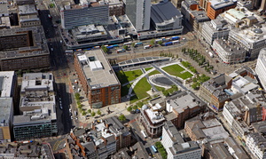 Piccadilly Manchester  aerial photo 