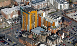  Skyline Central Manchester from the air