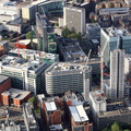 Spinningfields, Manchester M3  from the air 