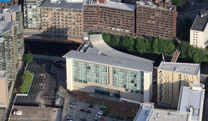 The Lowry Hotel Manchester  from the air 