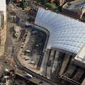 Victoria Station Manchester  from the air 