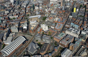 archive old aerial photograph of Manchester UK taken 2004 & 2005