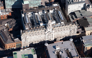 the St James Buildings Manchester aerial photo