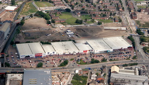 New Islington project Manchester at the start of construction in 2005aerial photo