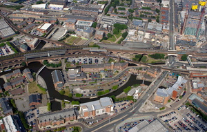 Castlefield, Manchester aerial photo