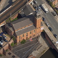 former Congregational Chapel,Castlefield, Manchester aerial photo