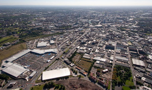 Cheetham Hill Manchester aerial photo