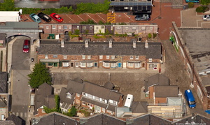 Coronation Street set aerial photo