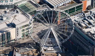  Wheel of Manchester   aerial photo 