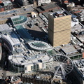 Manchester Arndale shopping centre  from the air