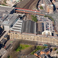 Victoria Station Manchester aerial photo 