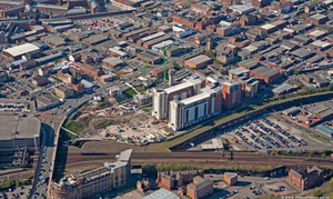 Green Quarter Manchester aerial photo 
