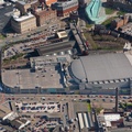   the Manchester Arena from the air