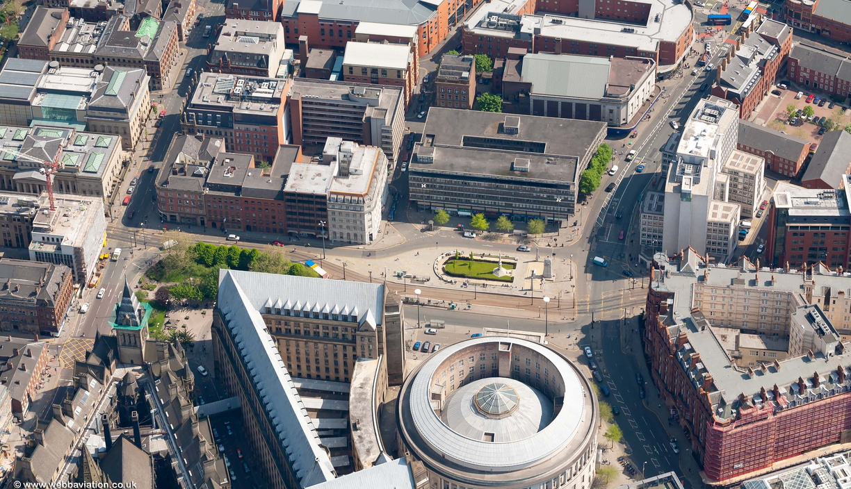 St Peter's Square Manchesteraerial photo 