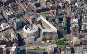 Manchester Town Hall  aerial photo 