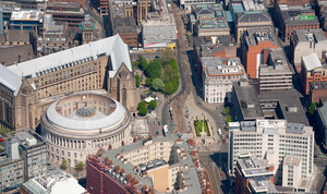 St Peter's Square Manchester  aerial photo 