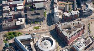 St Peter's Square Manchester  aerial photo 