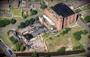 Lloydfield Mill, Mellor Street, Manchester M40 aerial photo 