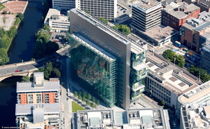 Manchester Civil Justice Centre aerial photo 