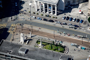 St Peter's Square Manchester aerial photo 