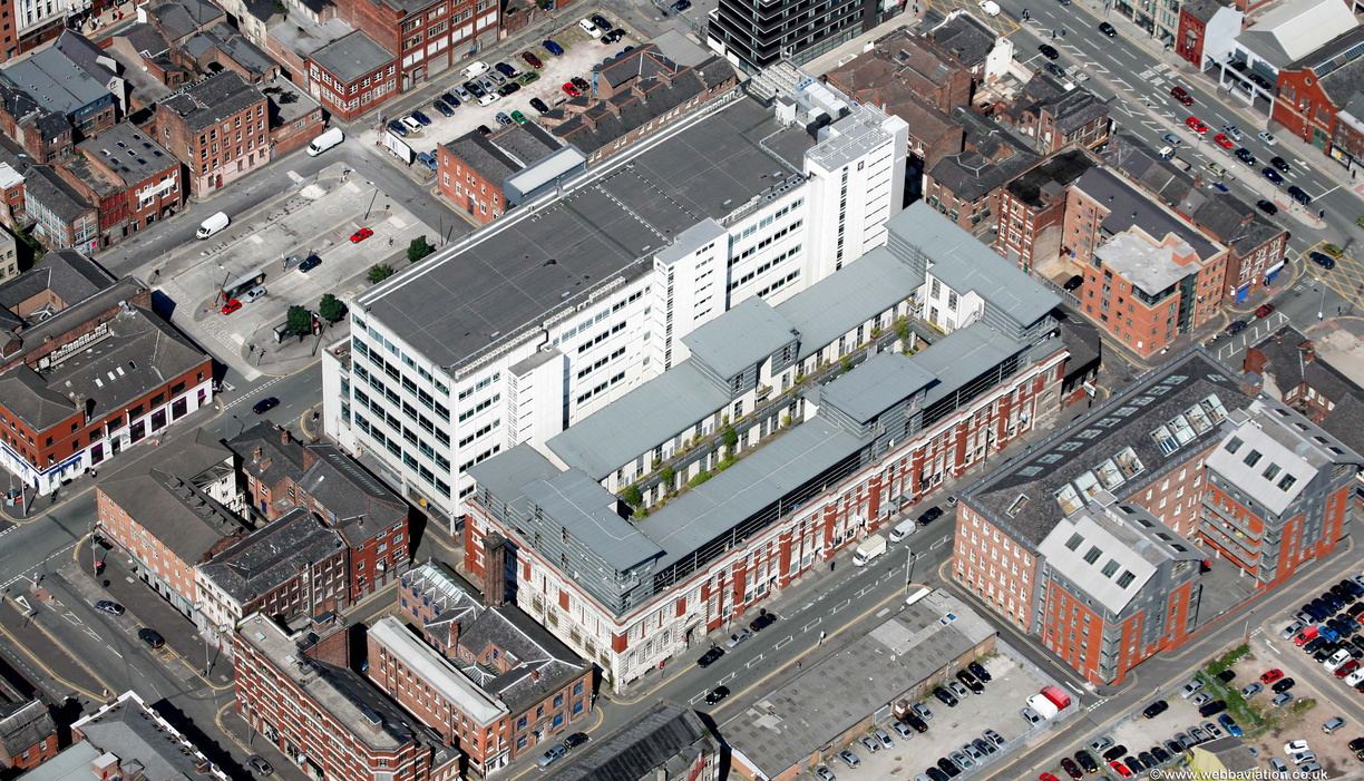 The Sorting House Newton St Manchester M1 1EX aerial photo 