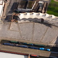 Castlefield Bowl outdoor events pavilion Manchester aerial photo 
