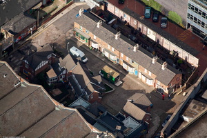 archive old aerial photograph of Manchester UK taken 2007