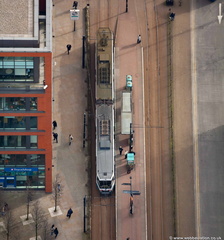 Metrolink , Supertram Manchester aerial photo 