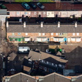 Coronation Street set Manchester aerial photo 